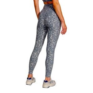 VARLEY MOVE POCKET HIGH LEGGINGS 25 - WATERCOLOR STONE BLUE FLORAL size xs